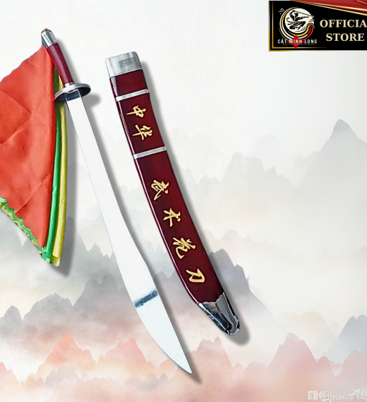 Đao Wushu - Liễu Đao - Màu Đỏ