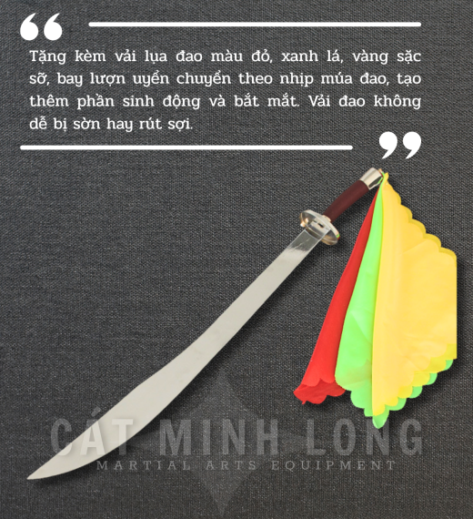 Đao Wushu - Liễu Đao (Màu Đen)