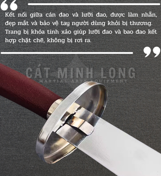 Đao Wushu - Liễu Đao (Màu Đen)