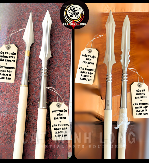Mũi Thương Bá Vương - Thép Cao Cấp Không Gỉ