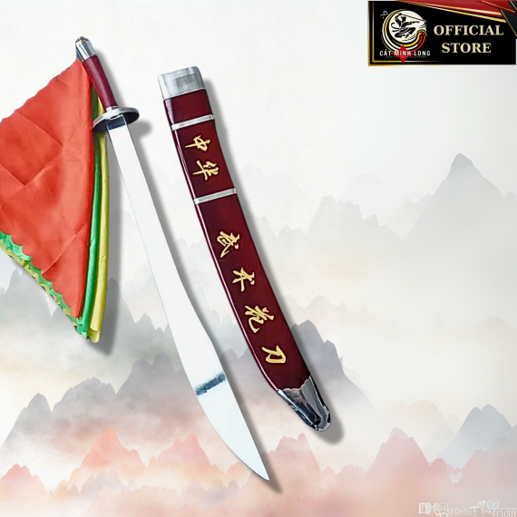 Đao Wushu - Liễu Đao - Màu Đỏ